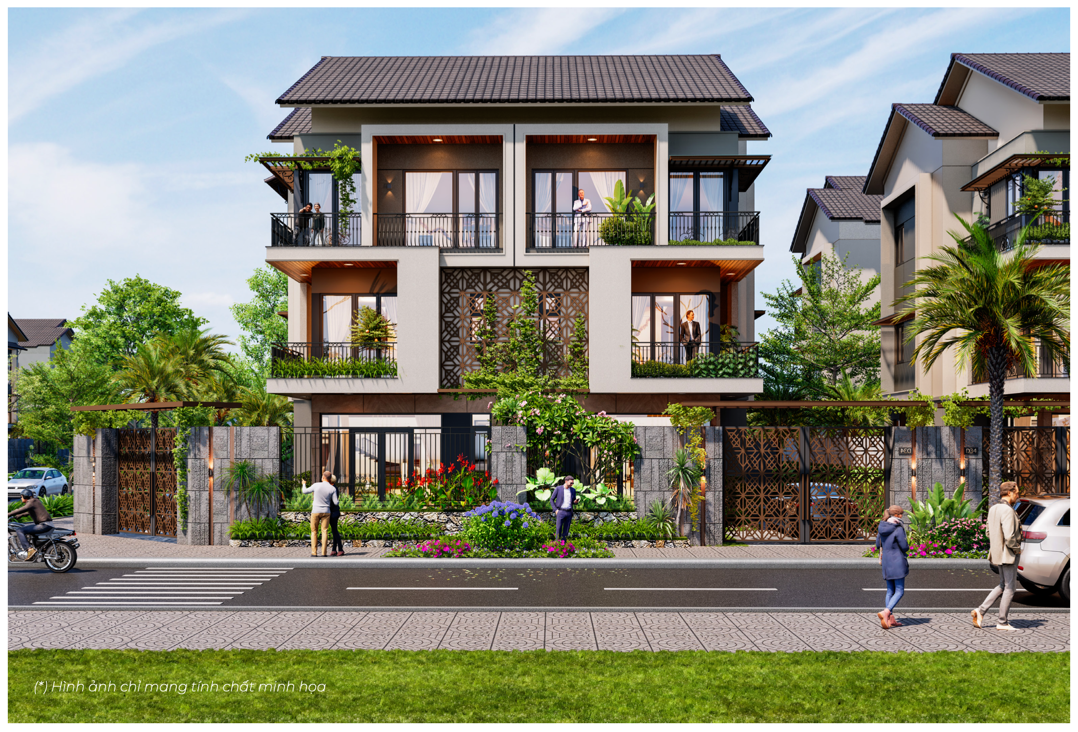 Biệt thự sông 225m²