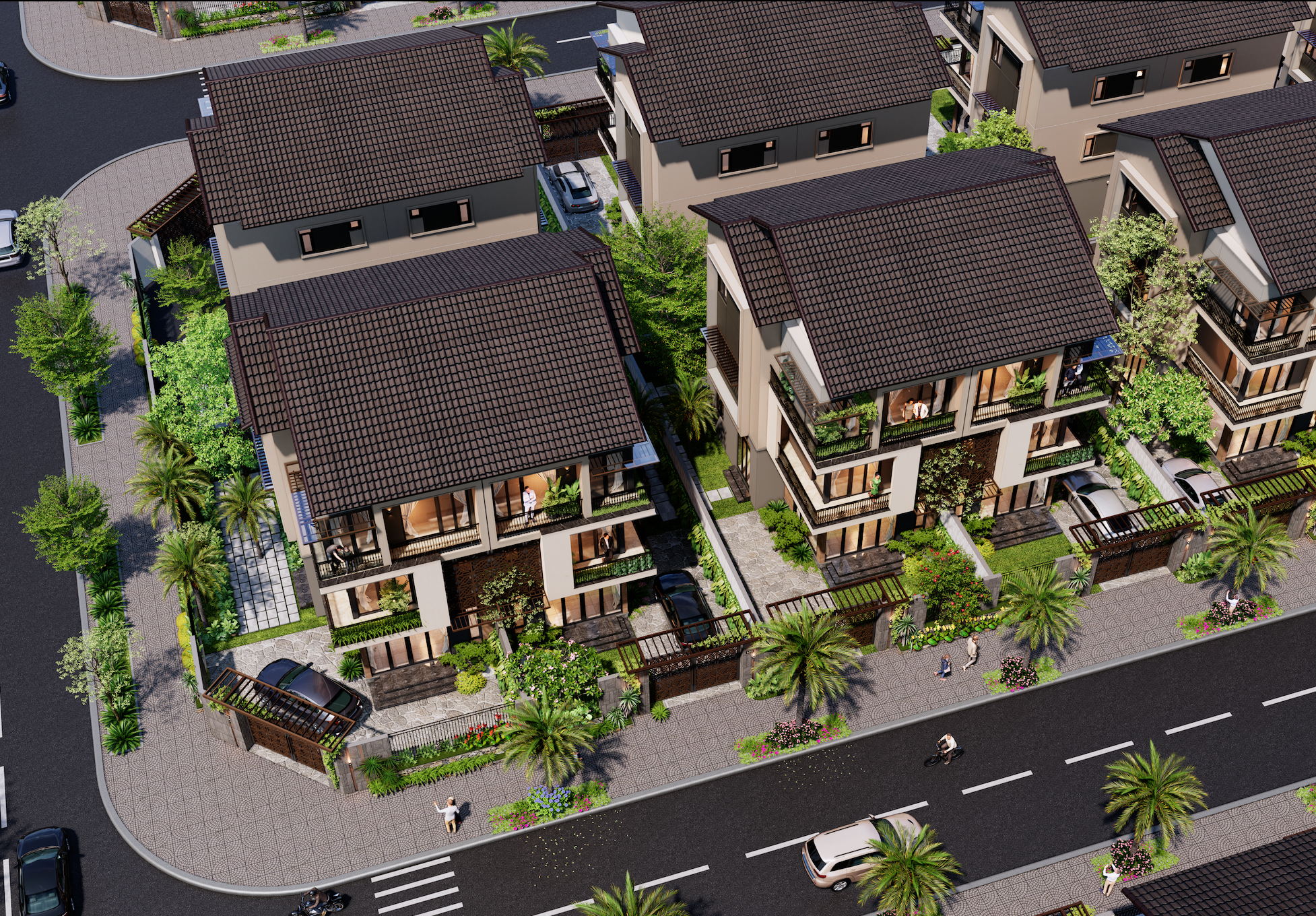 Biệt thự song lập 180m²